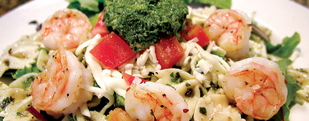 Shrimp Peseto Pasta Salad